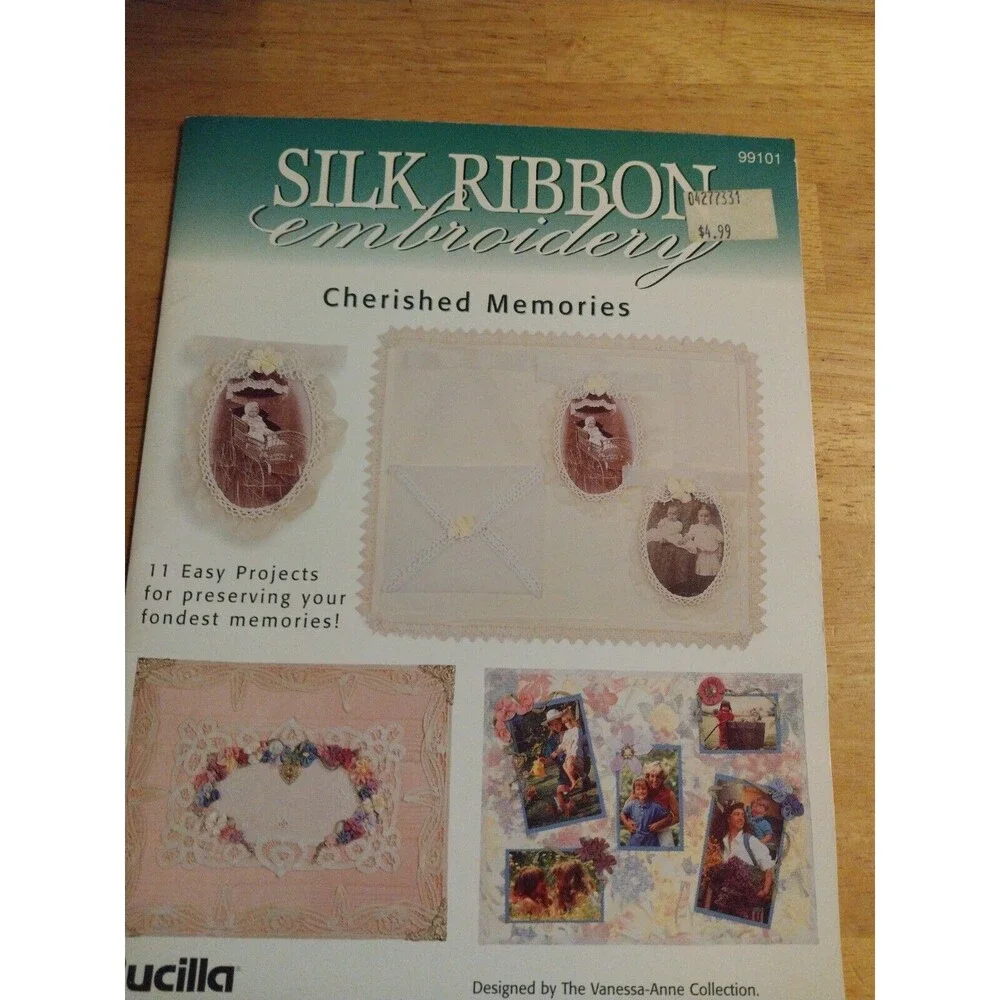 Silk Ribbon Embrodery Cherished Memories Bucilla